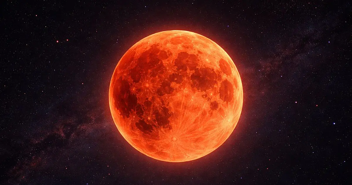 Lua de Sangue vai tingir o céu do Brasil em 2026; confira quando acontece