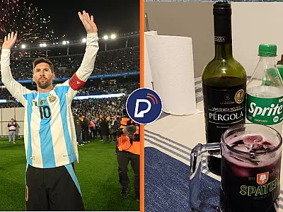 Messi revela seu drink favorito.