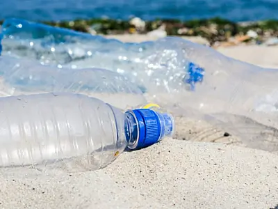 Garrada de plástico.