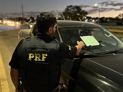 PRF alerta para instalação irregular da Starlink em veículos que circulam por rodovias federais.