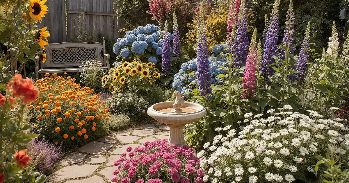 Essas flores destacam suas cores no calor e florescem rápido se plantadas agora