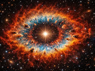 O Telescópio James Webb flagra o Olho de Sauron com clareza fenomenal, revelando o futuro do Sol em uma nebulosa planetária a 650 anos-luz da Terra.