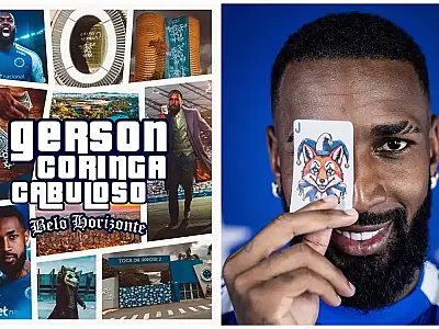 Gerson é anunciado pelo Cruzeiro com vídeo inspirado em GTA.