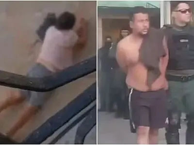 Homem é detido após arremessar mãe idosa do terceiro andar em fortaleza