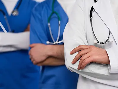 Profissionais da saúde.