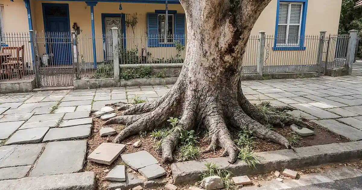 Calçada quebrada nunca mais: 4 árvores seguras para ruas