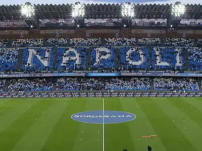 Estadio da partida entre Napoli vs Sassuolo pela 21ª rodada do Campeonato Italiano.
