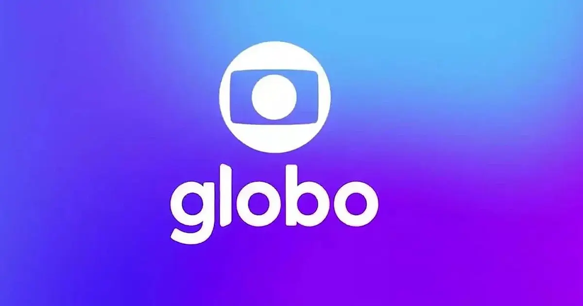 Logotipo da TV Globo exibido em fundo institucional.