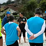 Seleção Feminina de Beach Soccer realiza primeiro treino da história na Granja Comary