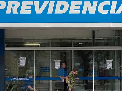 Fachada de uma agência da Previdência Social, responsável pelo pagamento de benefícios do INSS.