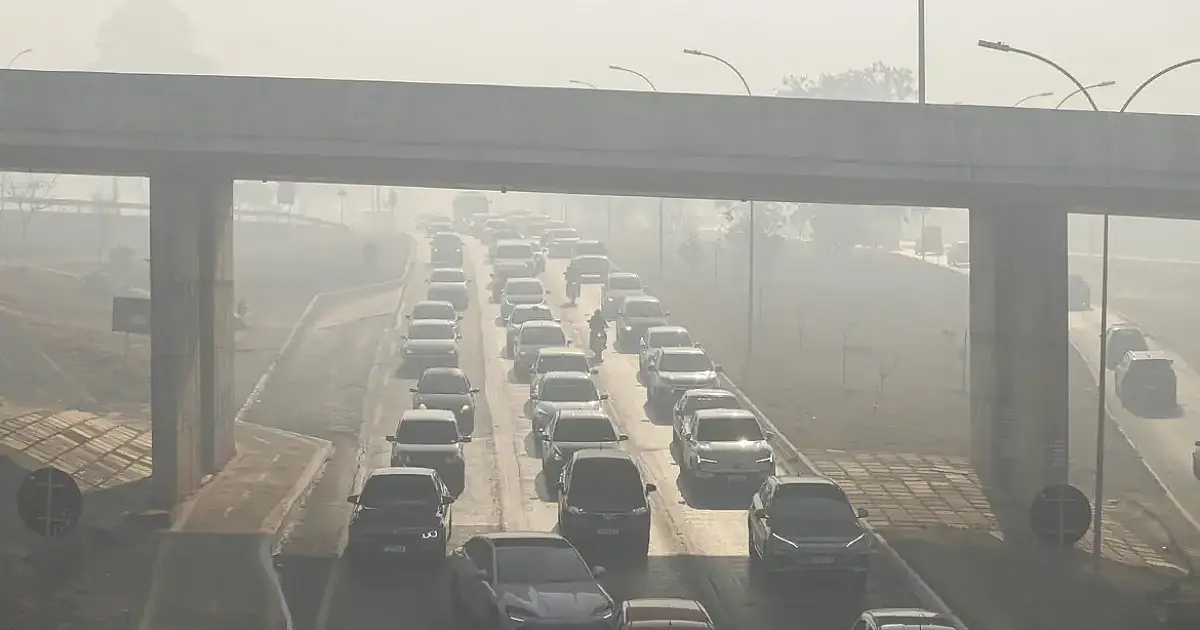 Relatório nacional sobre qualidade do ar aponta poluentes acima de limites de referência e falhas de dados em 2024