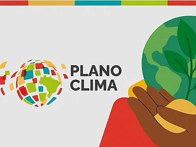 Governo do Brasil apresenta sumário executivo do Plano Clima com metas de redução de emissões até 2035.