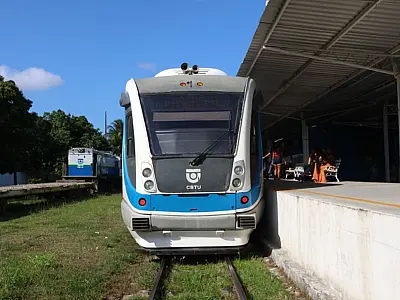 VLT da CBTU em operação na Estação João Pessoa.