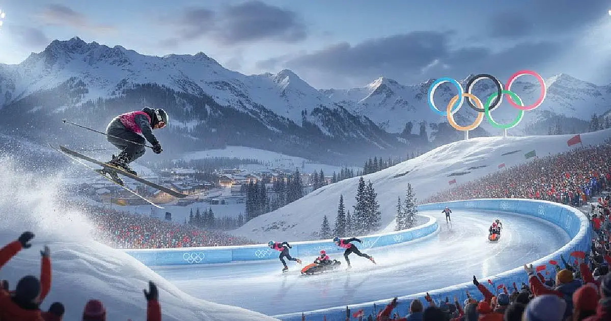 Jogos de Inverno Milão-Cortina 2026 usam 85% de neve artificial devido a mudanças climáticas