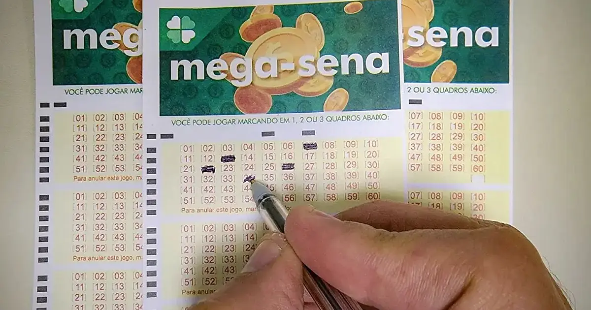 Bolas numeradas utilizadas no sorteio da Mega-Sena