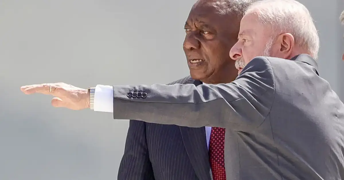 Lula recebe Cyril Ramaphosa para visita de Estado e busca ampliar comércio com África do Sul