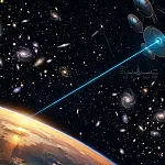 Sinal cósmico de 8 bilhões de anos-luz chega à Terra e pode ser o mais poderoso já detectado