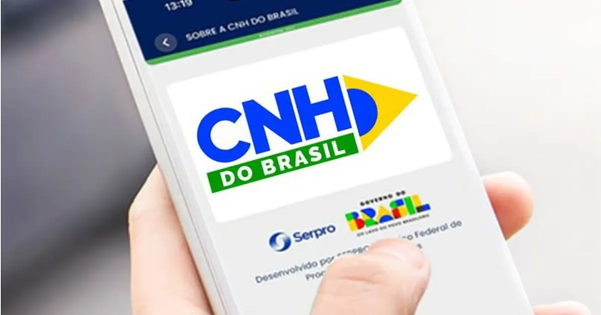 Aplicativo CNH do Brasil utilizado para acompanhar processo de habilitação