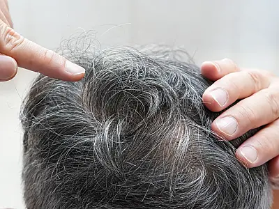 Estresse, cigarro e alimentação podem influenciar o surgimento precoce de cabelos brancos.