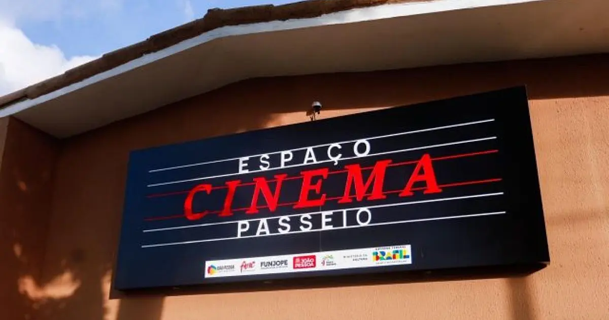 Fachada do Espaço Cinema Passeio no bairro da Torre em João Pessoa