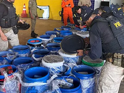 Polícia Rodoviária Federal realiza apreensão histórica de mais de uma tonelada de drogas no Maranhão.