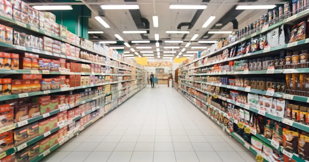 Corredor de supermercado no Espírito Santo após convenção coletiva
