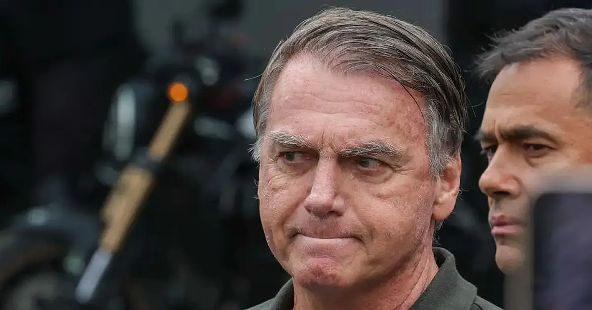 Jair Bolsonaro durante evento público em imagem de arquivo.