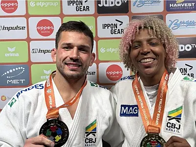 Rafaela Silva conquistou medalha de ouro no Grand Prix de judô da Áustria.