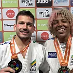 Rafaela Silva conquista ouro e Daniel Cargnin leva bronze no Grand Prix de judô da Áustria