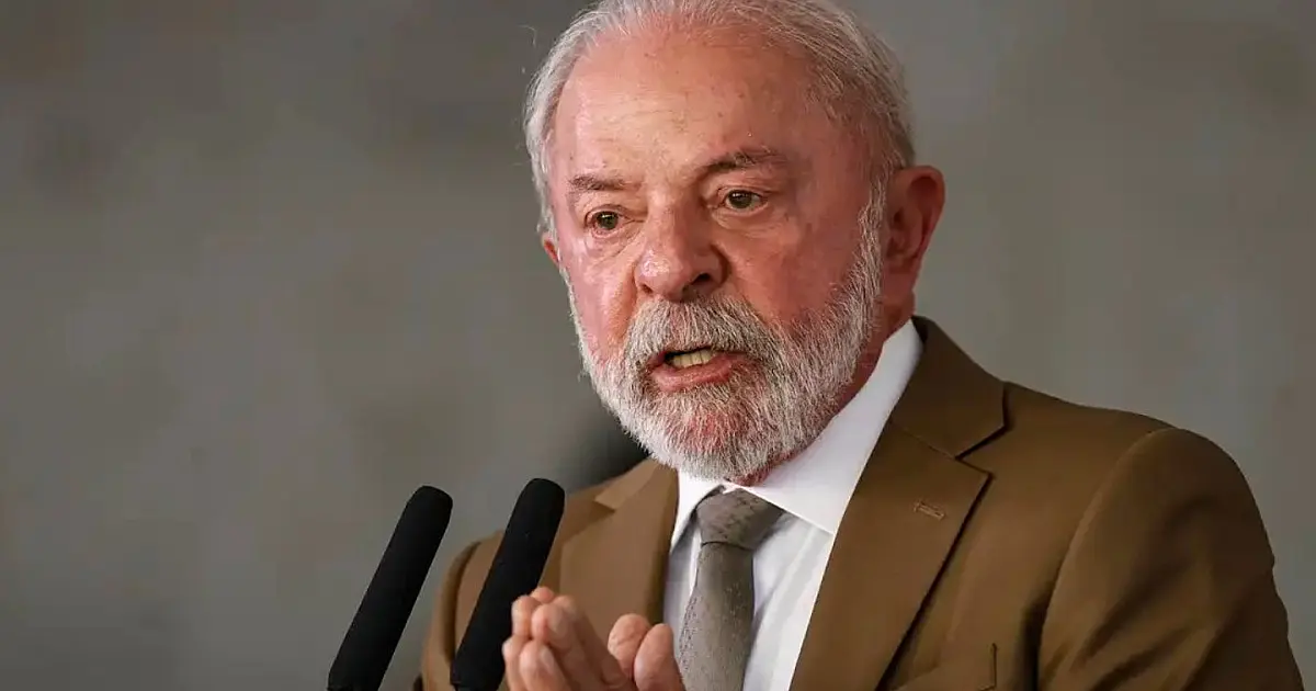 Presidente Luiz Inácio Lula da Silva durante anúncio de medidas econômicas no Palácio do Planalto