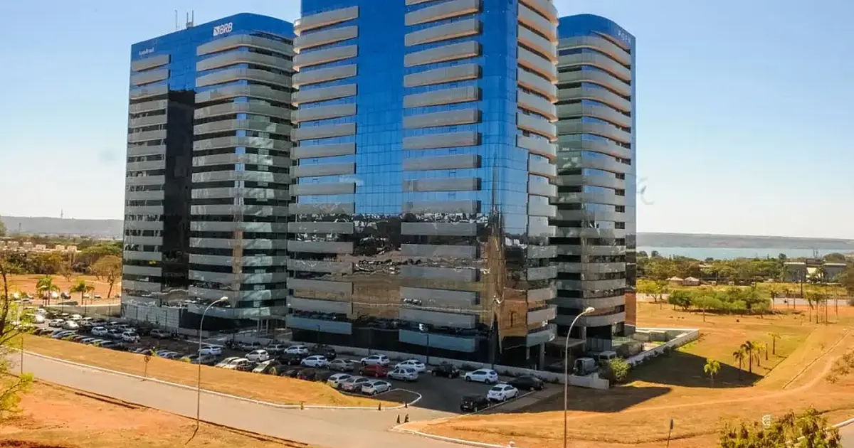 Fachada da sede do Banco de Brasília no Distrito Federal