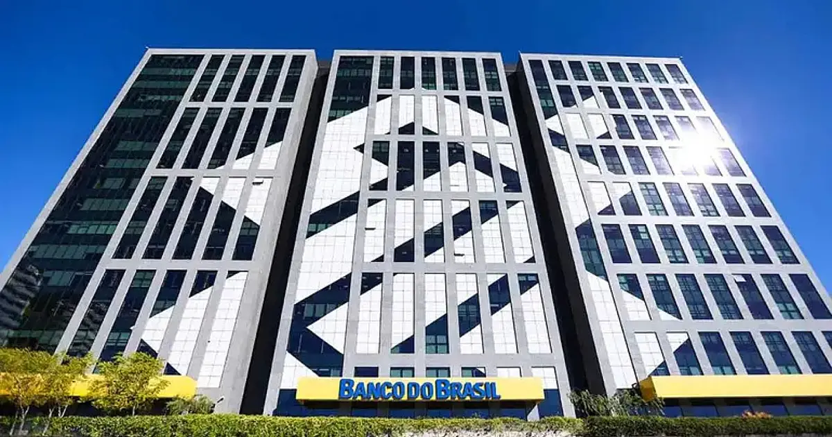 Fachada do edifício sede do Banco do Brasil, em Brasília.