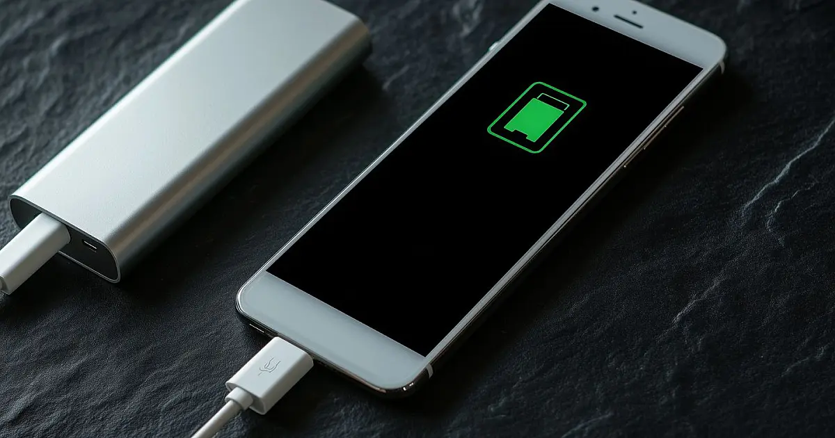 Celular recebendo carga por tecnologia de carregamento sem fio