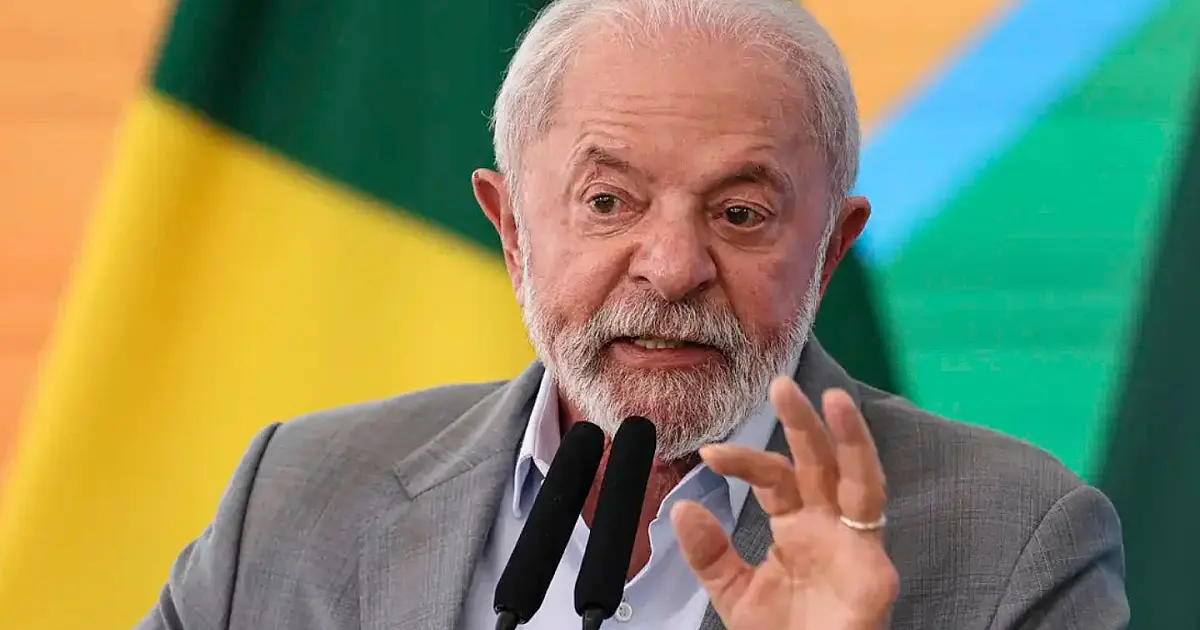 Presidente Lula durante evento oficial no Palácio do Planalto