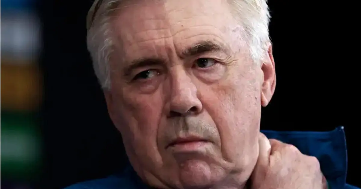 Carlo Ancelotti durante entrevista coletiva da seleção brasileira ao anunciar convocação para amistosos internacionais