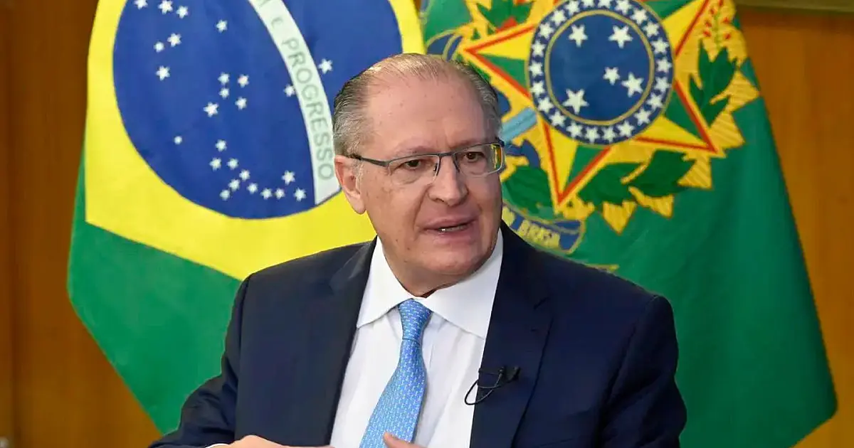 Vice-presidente Geraldo Alckmin durante evento oficial.