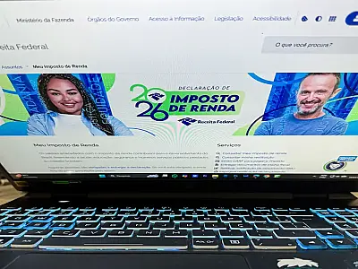 Receita Federal recebe mais de 1 milhão de declarações do IRPF 2026 no primeiro dia.
