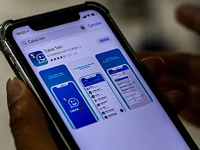 Aplicativo Caixa Tem utilizado para movimentação dos pagamentos do Bolsa Família.