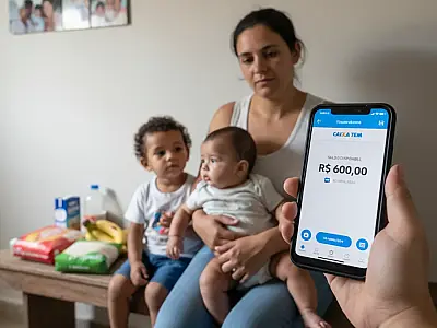 Pagamentos do Bolsa Família de abril são realizados pela Caixa via aplicativo e canais físicos.