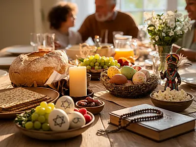 A Páscoa representa a união de diferentes culturas e tradições em busca de renovação espiritual.