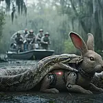 Caça tecnológica: coelhos robôs com IA são a nova arma contra pítons gigantes na Flórida