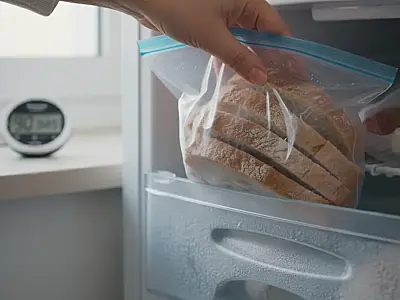 O congelamento correto do pão preserva nutrientes e sabor por até 90 dias.