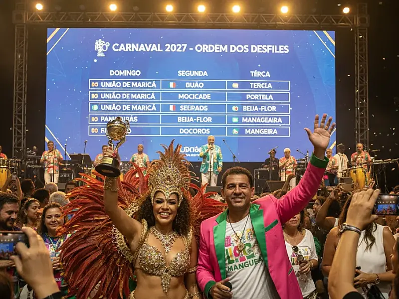 Carnaval 2027 no Rio: confira a ordem oficial dos desfiles na Sapucaí