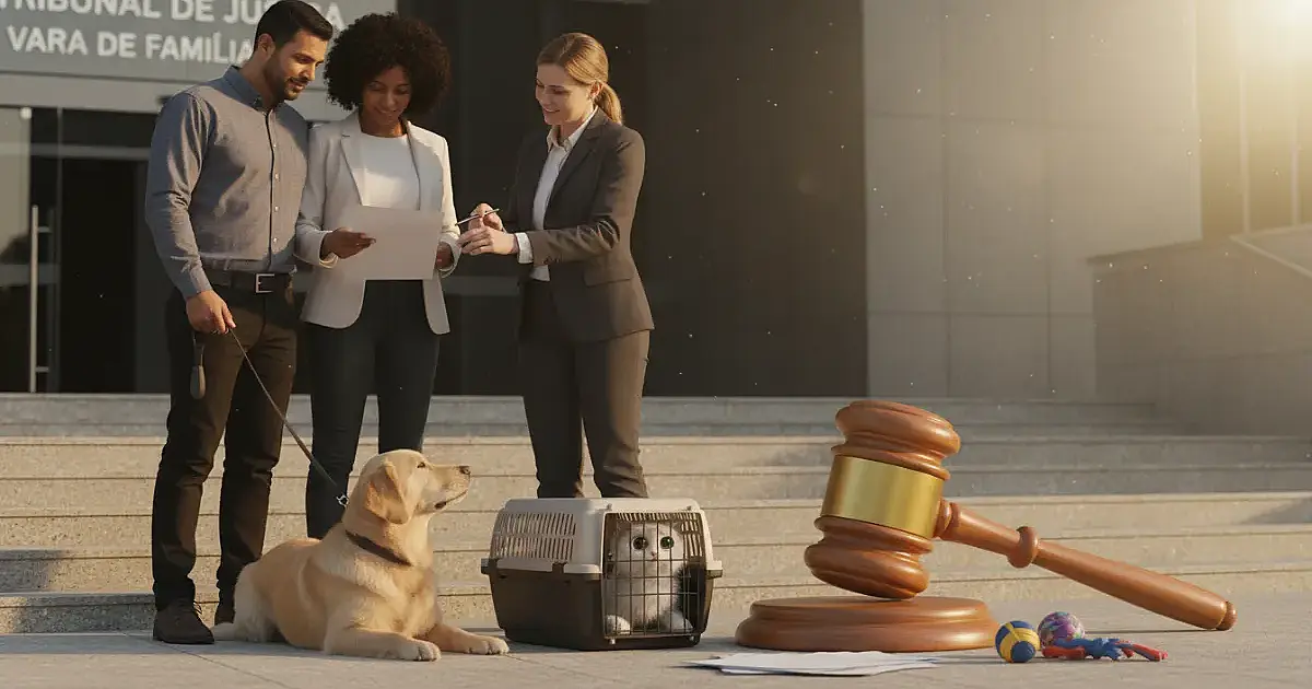Pets no divórcio: nova lei oficializa guarda compartilhada e define quem paga a conta
