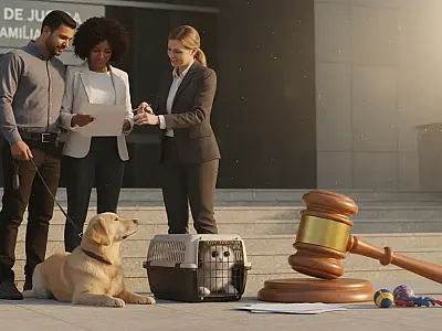 Nova legislação federal regulamenta a convivência e a divisão de custos de animais de estimação após a separação do casal.