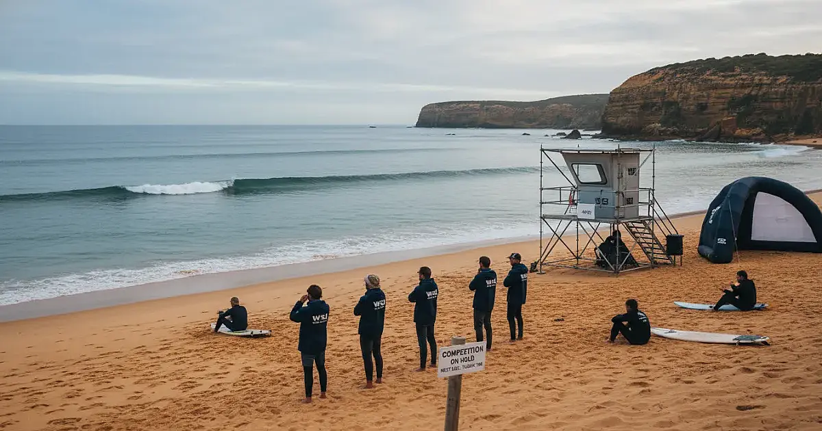 WSL suspende etapa de Bells Beach por falta de ondas e define data para retorno
