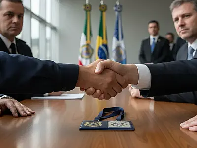 Sede da Polícia Federal em Brasília, onde o oficial dos EUA teve seu acesso restabelecido após crise diplomática.