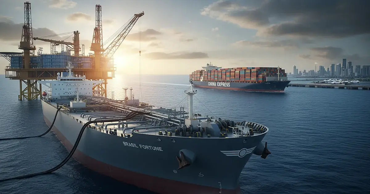 Brasil bate recorde de exportações para a China com salto histórico nas vendas de petróleo