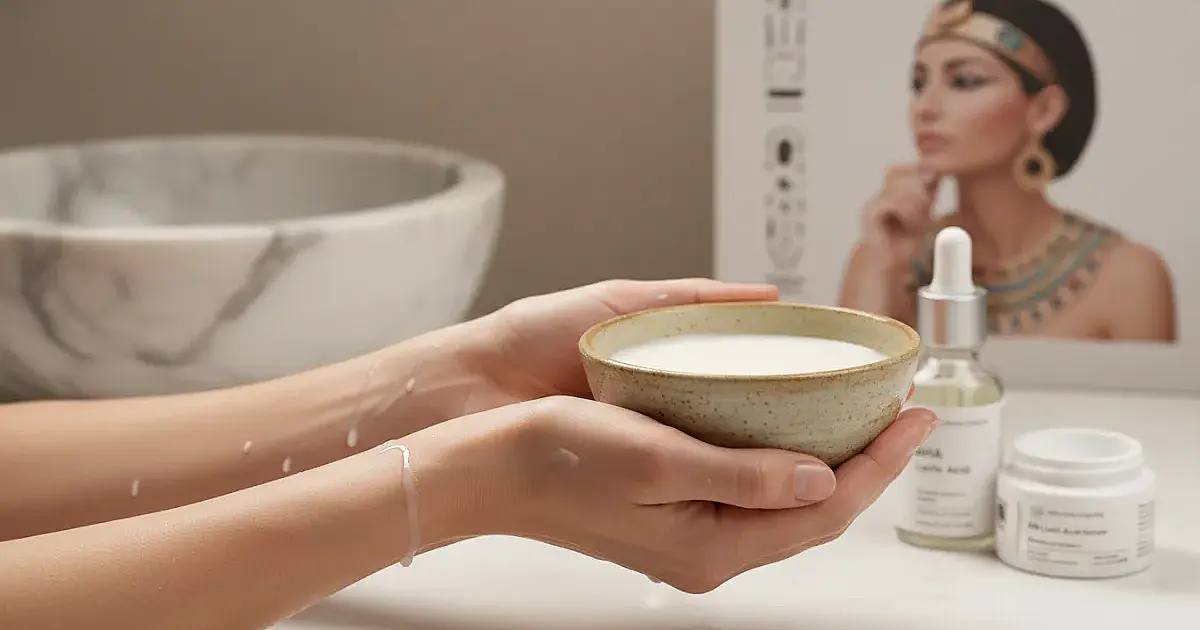 O segredo de Cleópatra: A ciência por trás do famoso leite na pele