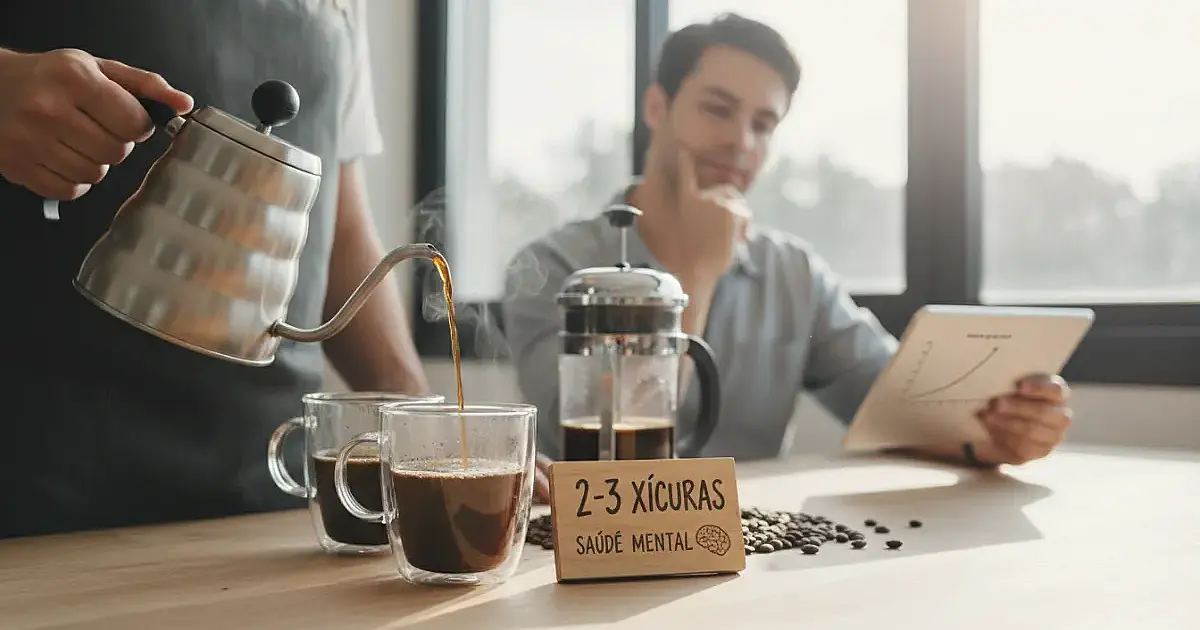 Ciência revela a dose ideal de café para proteger a saúde mental contra ansiedade e depressão